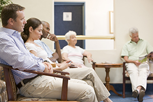 Health care provider waiting room