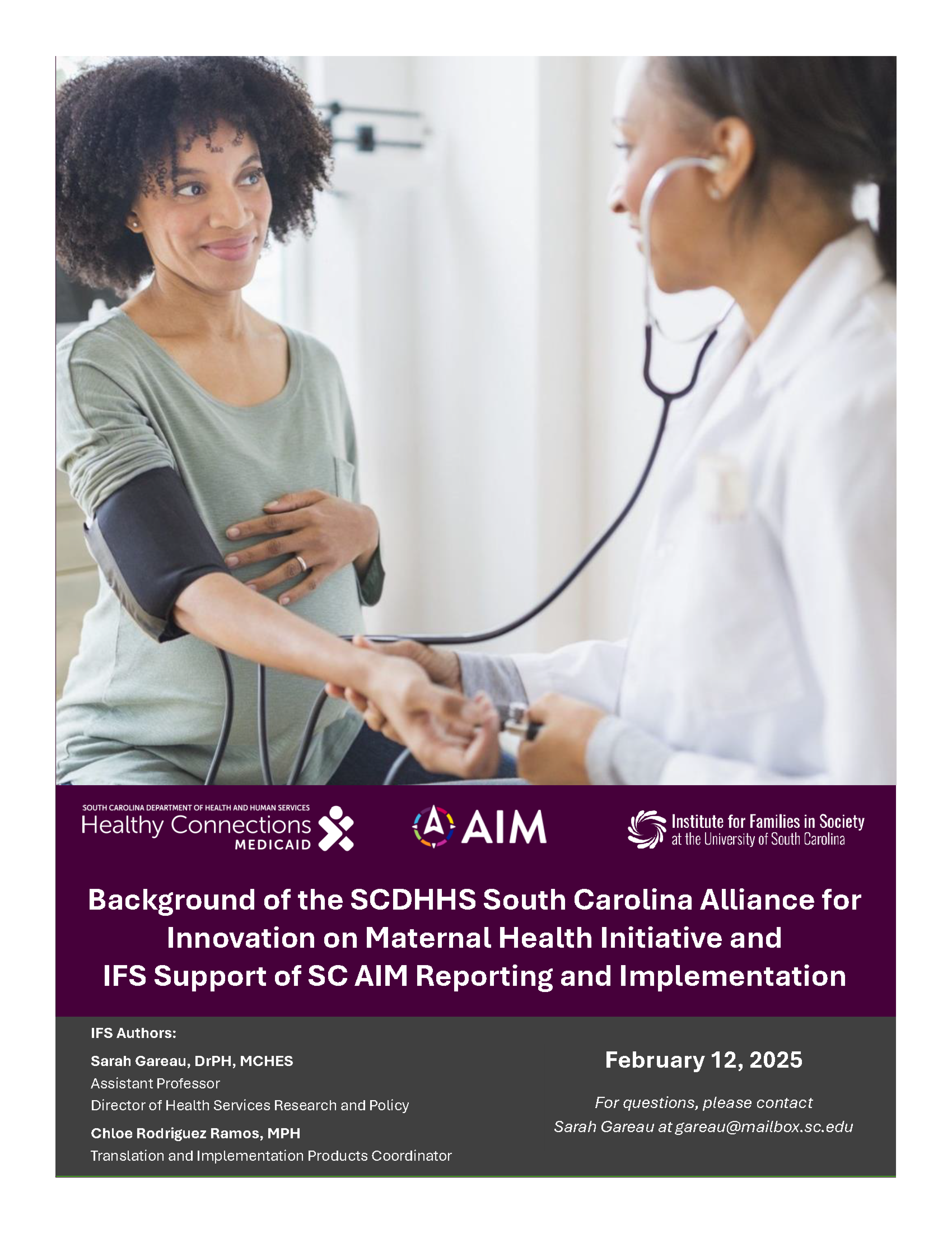 Click here for a PDF about AIM in SC Learn more. Click to get the PDF.